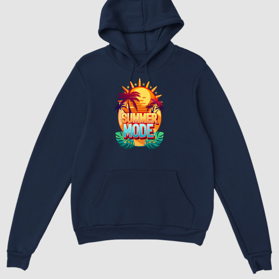 Hoodie Basic Erkek Lacivert